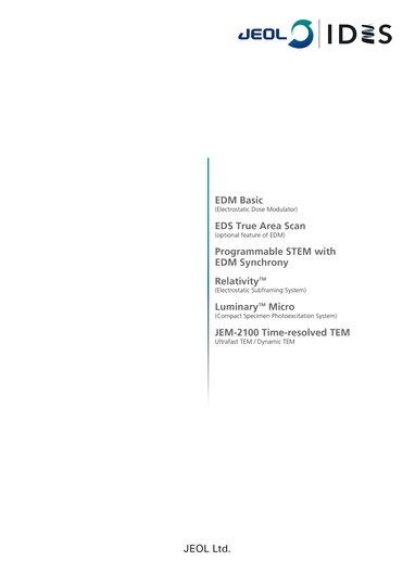 Product Brochure (Integrated Dynamic Electron Solutions, Inc.)