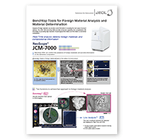 เครื่องมือตั้งโต๊ะ JCM-7000 NeoScope™ สำหรับการวิเคราะห์วัสดุต่างประเทศและการกำหนดวัสดุ