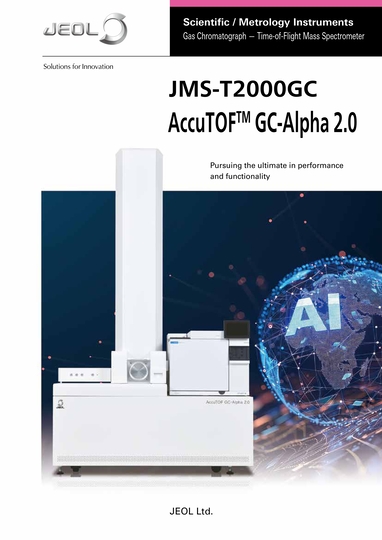 JMS-T2000GC AccuTOF™ GC-Alpha 2.0 High Performance Gas Chromatograph - Time-of-Flight Mass Spectrometer