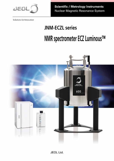 NMR spectrometer ECZ Luminous™ (JNM-ECZL series) FT NMR