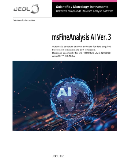 msFineAnalysis AI ver.3 Unknown Compounds Structure Analysis Software