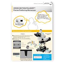 CROSS SECTION POLISHER™ 정밀 측위 현미경 TYPE2