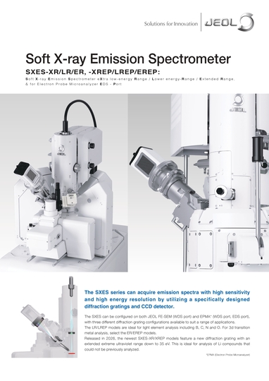 Soft X-ray Emission Spectrometer SXES-XR/LR/ER,-XREP/LREP/EREP