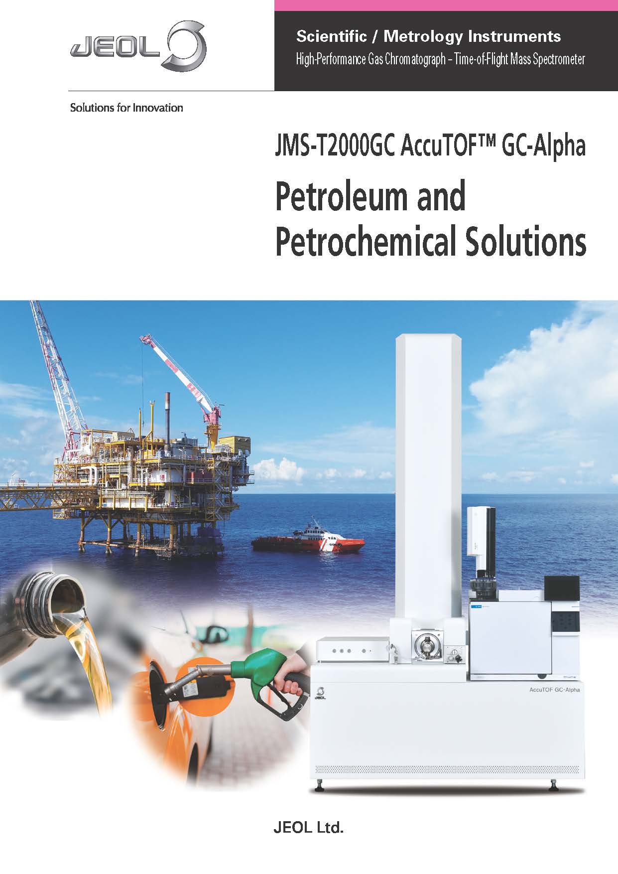 JMS-T2000GC AccuTOF™ GC-Alpha Petroleum dan Penyelesaian Petrokimia