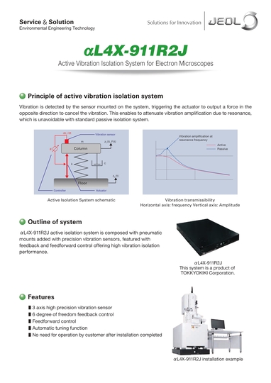 αL4X-911R2J Active Vibration Isolation System for Electron Microscope