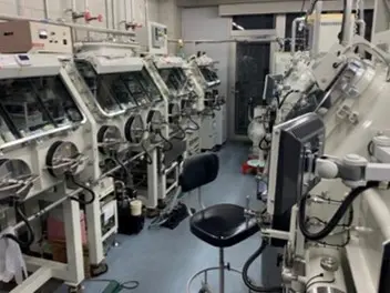 Glove boxes for all-solid-state battery fabrication