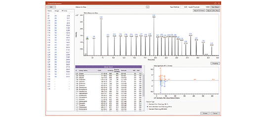 msFineAnalysis series GC-MS integrated qualitative analysis software ...