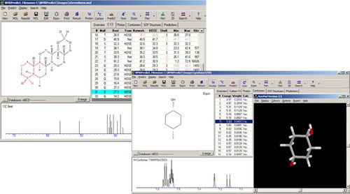 Perisian ramalan spektrum NMR yang tepat