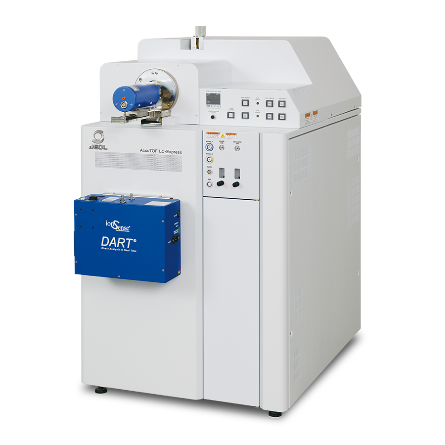 LC-MS,DART™: JMS-T100LP AccuTOF LC-Express Atmospheric pressure ionization high-resolution time-of-flight mass spectrometer