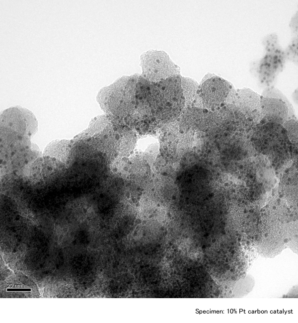 試料:10%Ptカーボン触媒