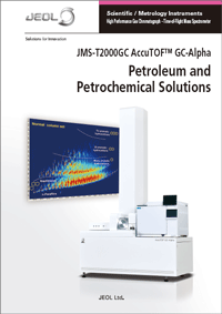 JMS-T2000GC AccuTOF(TM) GC-Alpha 석유 및 석유화학 솔루션