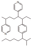 비닐피리딘과 디비닐벤젠 공중합 구조식