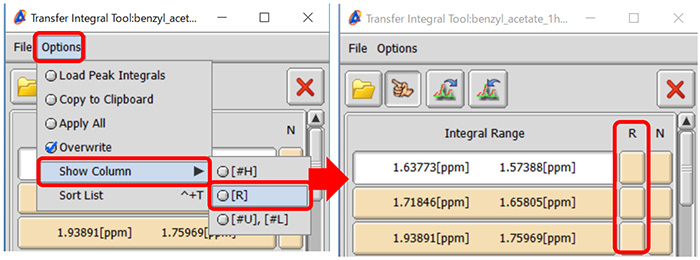 Delta V5.3.1 Transfer Integral Tool