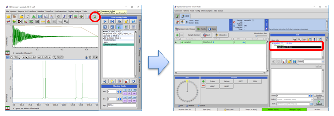 Prepare experiment from 1D or nD processor