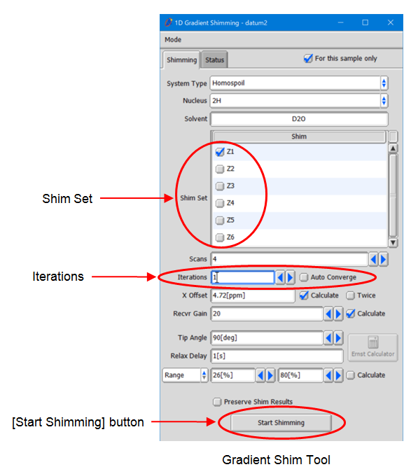 Gradient Shim Tool