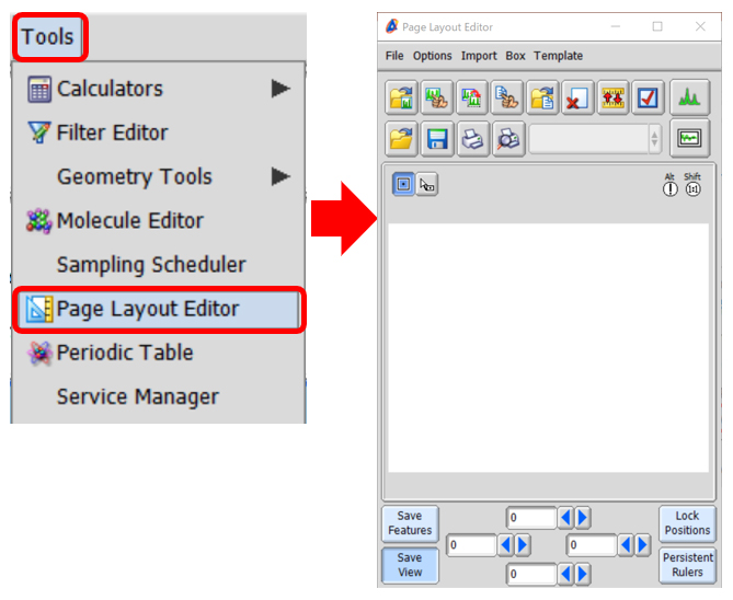 Tools－Page Layout Editor