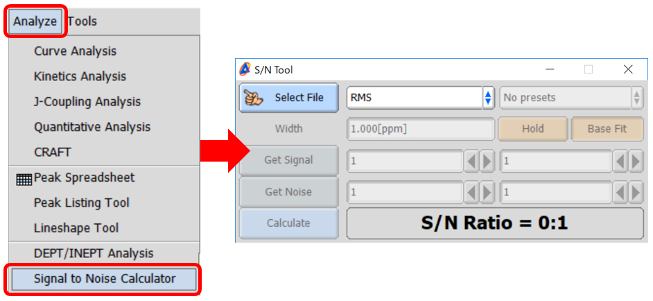 วิธีใช้เครื่องมือ S/N