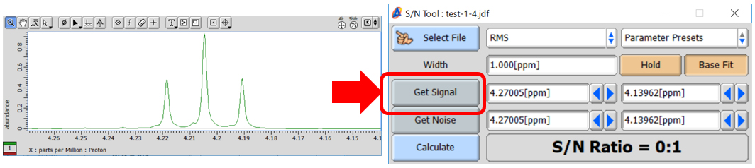 How to use the S/N Tool