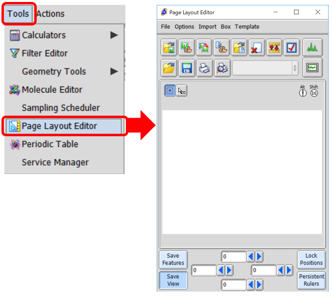 Tools－Page Layout Editor