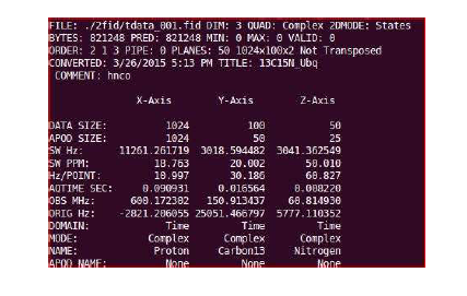 ภายใน nmrpipe